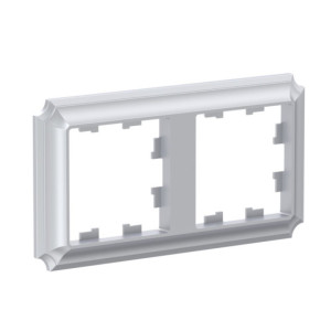 Рамка 2 местная, Алюминий, AtlasDesign Antique SE ATN100302