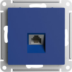 Розетка телефонная RJ11, Аквамарин, AtlasDesign SE ATN001181