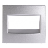 Лицевая панель розетки компьютерной, алюминий, Valena Classic Legrand 770255