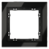 Рамка 1 местная, стекло, Черный матовый, Voltum S70 VLS110108