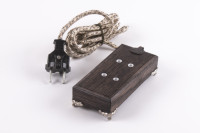 Ретро удлинитель Corriente темный дуб, серебряные ножки, Loft&Wood LW1021/12-26