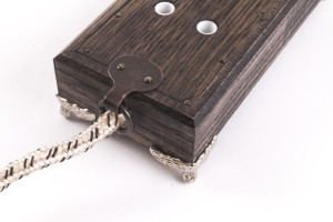 Ретро удлинитель Corriente темный дуб, серебряные ножки, Loft&Wood LW1021/12-26