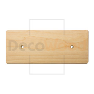 Накладка 3 местная деревянная на бревно D300 мм, береза без тонировки, DecoWood НО300-3