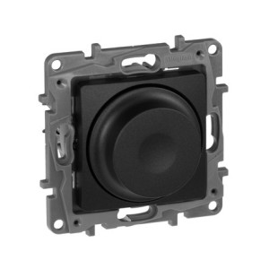 Диммер поворотный 300Вт, антрацит, Etika Legrand 672619