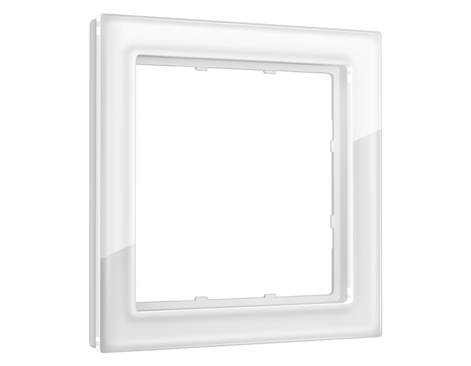 Рамка 1 местная Стекло закаленное, Белый, Sigma Briz Ambrella Volt SF350101 Рамка 1 местная Стекло закаленное, Белый, Sigma Briz Ambrella Volt SF350101