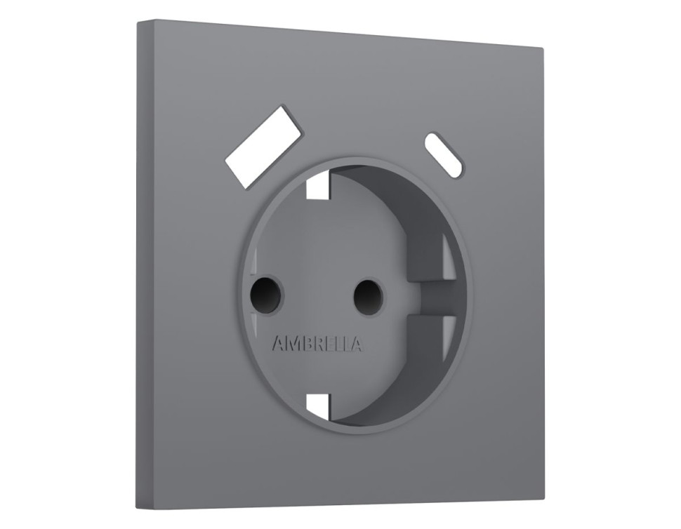 Лицевая панель розетки с З/К и USB зарядкой с шторками, Платиново-серый Мягкое касание, Sigma Quant Ambrella Volt SP8700 Лицевая панель розетки с З/К и USB зарядкой с шторками, Платиново-серый Мягкое касание, Sigma Quant Ambrella Volt SP8700