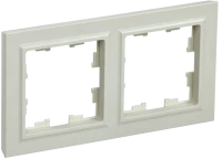 Рамка 2 местная, Бежевый, Brite IEK BR-M22-K10