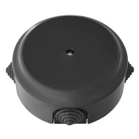 Распаечная коробка пластик D124x45, Черный, Bylectrica КМ-447