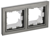 Рамка 2 местная влагозащищенная IP44, Шампань, Brite IEK BR-M22-44-K37