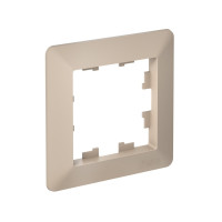 Рамка 1 местная, пластик, Песочный, AtlasDesign Air SE ATN221201