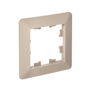 Рамка 1 местная, пластик, Песочный, AtlasDesign Air SE ATN221201