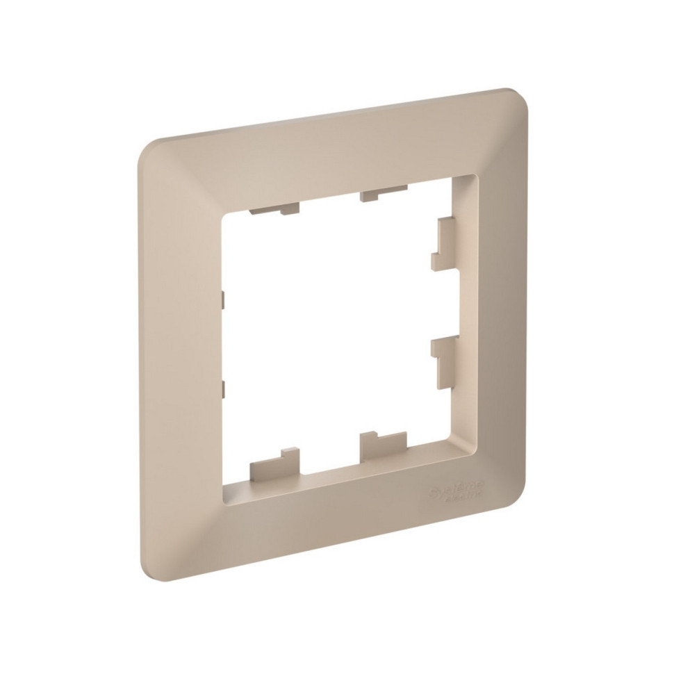 Рамка 1 местная, пластик, Песочный, AtlasDesign Air SE ATN221201
