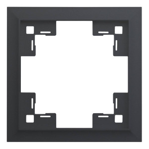 Рамка 1 местная, Черный сатин, Classic Rikett 35910 MB