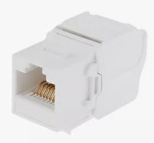 Вставка Keystone с коннектором RJ45 Cat. 6, Белый, Rikkett 147406 WT Вставка Keystone с коннектором RJ45 Cat. 6, Белый, Rikkett 147406 WT