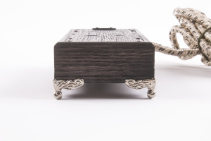 Ретро удлинитель Corriente темный дуб, серебряные ножки, Loft&Wood LW1021/22-26