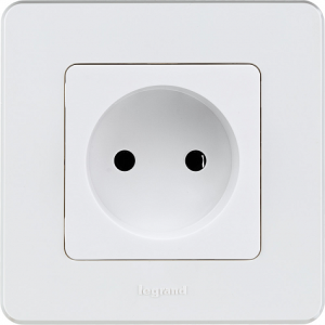 Розетка без З/К, белый, INSPIRIA Legrand 673710