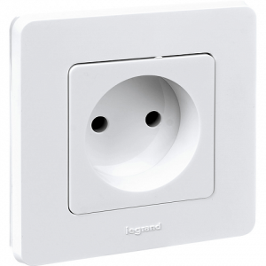 Розетка без З/К, белый, INSPIRIA Legrand 673710