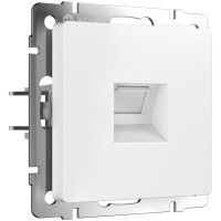 Розетка компьютерная RJ45 Cat. 5e, Белый матовый, Werkel W1181061