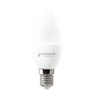 Лампа светодиодная Thomson E27 8W 6500K свеча матовая TH-B2310