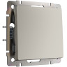 Выключатель 1 кл., Hammer дымчатый, Werkel W1210004