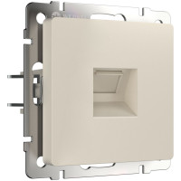 Розетка компьютерная RJ45 Cat. 5e, Айвори матовый, Werkel W1181062