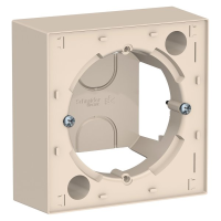 Коробка накладного монтажа 1 местная, Бежевый, AtlasDesign SE ATN000200