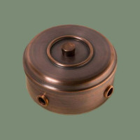 Распаечная коробка из меди D95, темная медь, ДИП Romatti DIP34-95-16