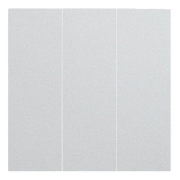 Лицевая панель выключателя 3 кл., Серебро, Rikett 35661 SV