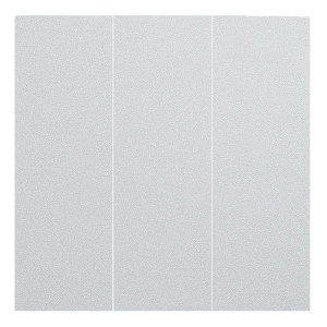 Лицевая панель выключателя 3 кл., Серебро, Rikett 35661 SV