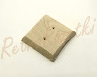 Накладка 1 местная деревянная 105x105 на бревно, Clever Wood