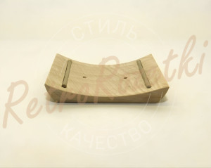 Накладка 1 местная деревянная 105x105 на бревно, Clever Wood