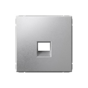 Лицевая панель для розетки компьютерной RJ45 Keystone, Алюминий, ArtGallery SE GAL000384