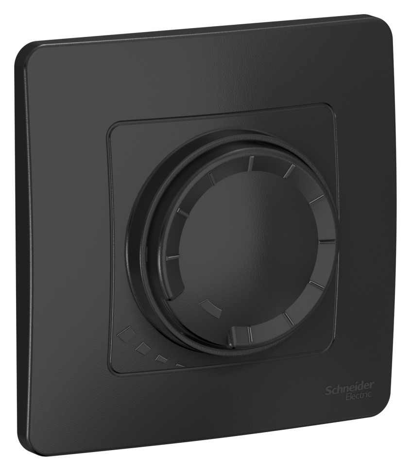 Диммер поворотно-нажимной 400Вт, Антрацит, Blanca SE BLNSS040016 Диммер поворотно-нажимной 400Вт, Антрацит, Blanca SE BLNSS040016