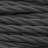 Ретро кабель витой 3x1,5 Графит, Bironi B1-434-713 (1 метр)