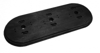 Подложка 3 местная дерево, угольно-черный Ришелье Bironi RF1-630-119
