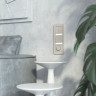 Выключатель 1 кл. проходной, Hammer дымчатый, Werkel W1212004