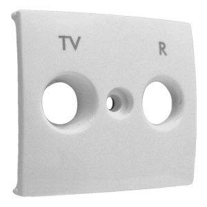 Лицевая панель розетки телевизионной TV-R, белый, Valena Classic Legrand 774442