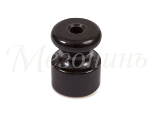 Кабельный изолятор искусственная керамика, коричневый, ТМ МезонинЪ GE20025-04