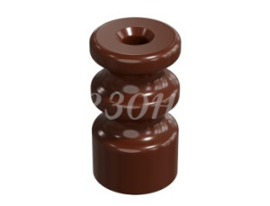 Двойной керамический изолятор, цв. коричневый, ТМ МезонинЪ GE70225-04