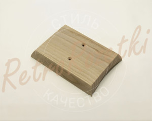 Накладка 1 местная деревянная 145x105 на бревно, Clever Wood