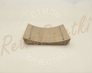 Накладка 1 местная деревянная 145x105 на бревно, Clever Wood