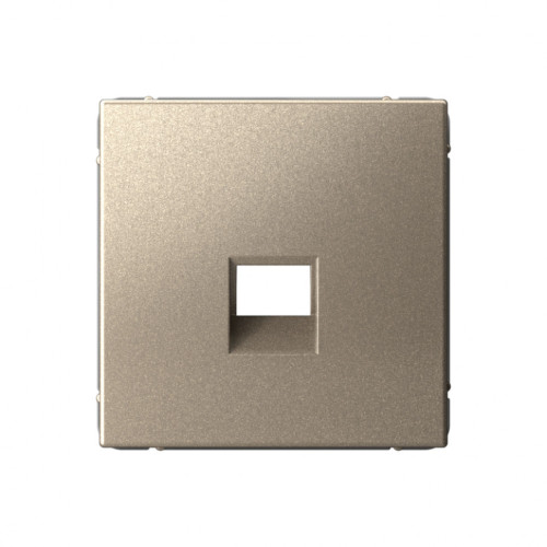 Лицевая панель для розетки компьютерной RJ45 Keystone, Шампань, ArtGallery SE GAL000584