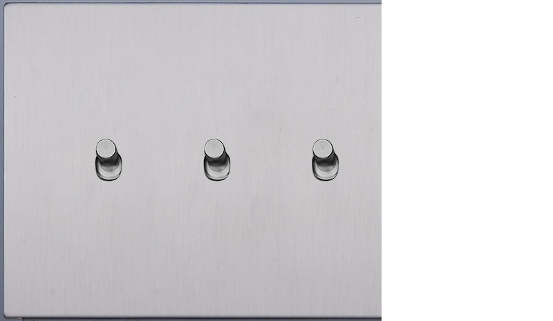 Выключатель тумблерный 3 кл. (внутренний монт.), Никель, Asturias Salvador SJAN55CC3