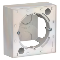 Коробка накладного монтажа 1 местная, Жемчуг, AtlasDesign SE ATN000400