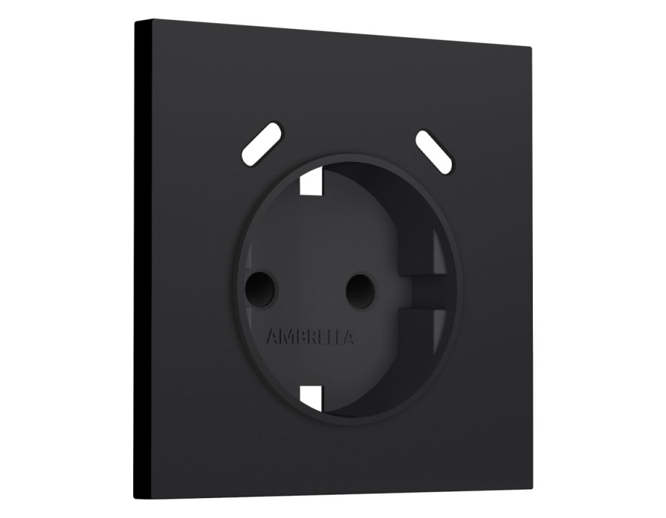 Лицевая панель розетки с З/К и USB зарядкой C+С со шторками, Черный Мягкое касание, Sigma Quant Ambrella Volt SP9905 Лицевая панель розетки с З/К и USB зарядкой C+С со шторками, Черный Мягкое касание, Sigma Quant Ambrella Volt SP9905