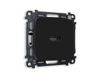 Розетка HDMI, Черный матовый, OMEGA Quant Ambrella Volt MO814010