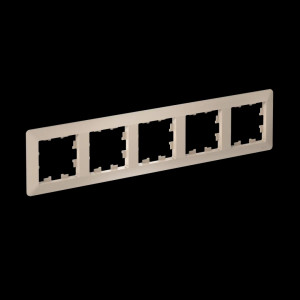 Рамка 5 местная, пластик, Песочный, AtlasDesign Air SE ATN221205