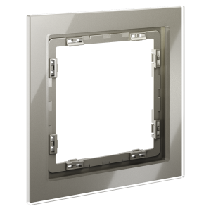 Рамка 1 местная, стекло, Шелк, Voltum S70 VLS110104