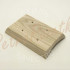 Накладка 2 местная деревянная 173x105 на бревно, Clever Wood