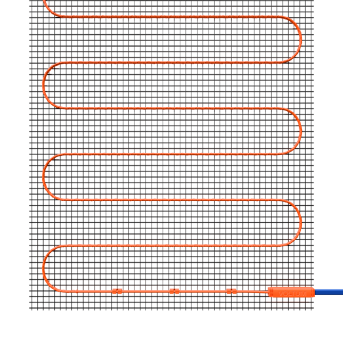 Нагревательный элемент теплого пола Voltum Т150 VLT01-150-0.5